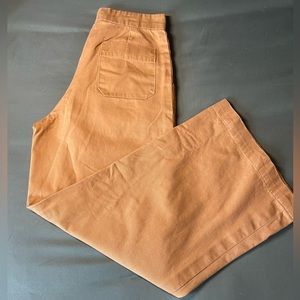 Yellow/orange high waisted wide leg pants